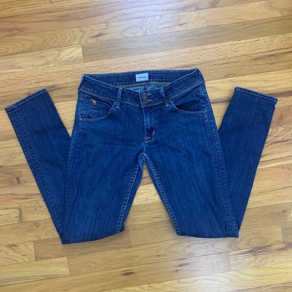 Hudson Collin Jeans Women Size 25 Medium Wash‎ Skinny Stretch Denim. Classic USA